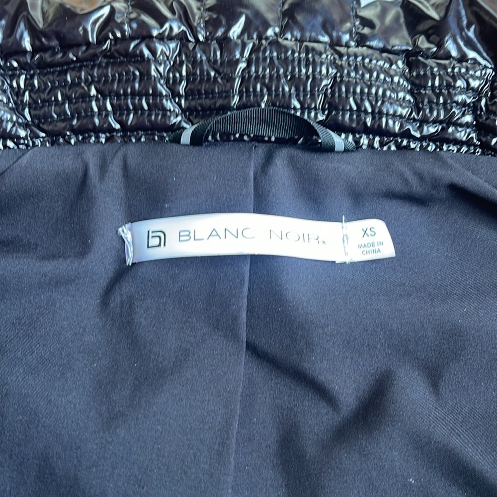 Blanc Noir black down jacket xs - Picture 6 of 8